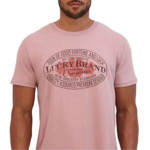 Lucky Brand Pink Graphic Tee